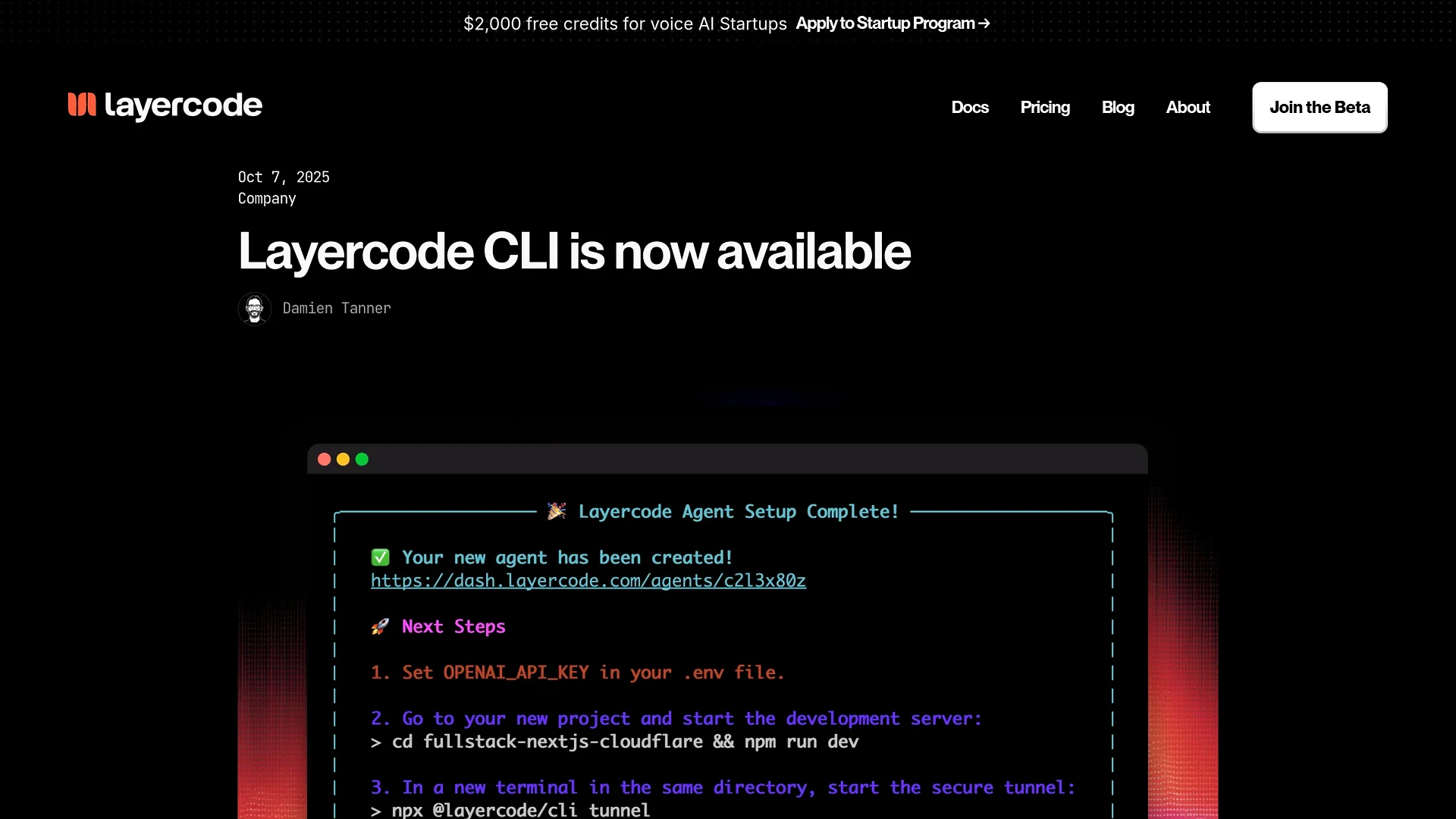 Layercode CLI
